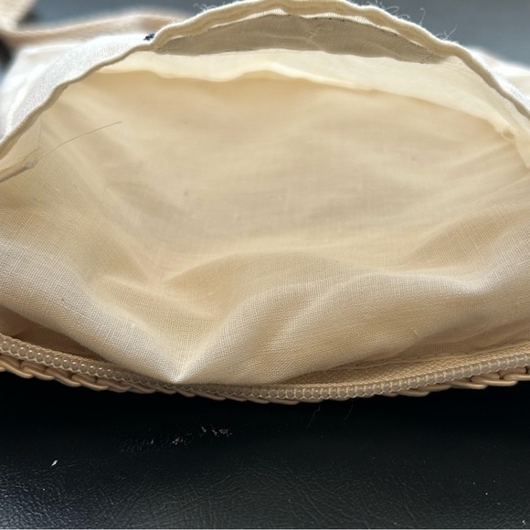 Sonoma Cream Crochet Crossbody/Shoulder Bag 6" Width 7" Height 21" Strap Length - Picture 7 of 15